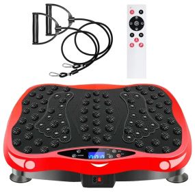 Виброплатформа для тренировок + пульт, до 120кг, от сети / Вибрационная платформа для похудения