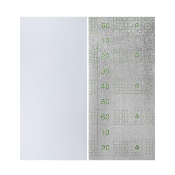 Самоклеюча вініловая плитка в рулоні 600х3000х2мм Білий льон Мат SW-00002041 | Зображення 3