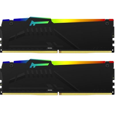 Модуль памяти для компьютера DDR5 32GB (2x16GB) 6000 MHz Beast RGB Kingston Fury (ex.HyperX) (KF560C36BBE2AK2-32) | Зображення 4