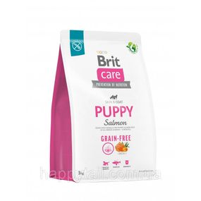 Беззерновой корм Brit Care Grain-free Puppy для щенков, лосось и картофель, 3 кг