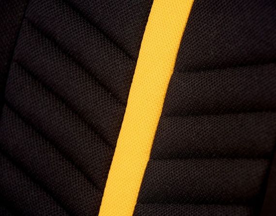 Офисное кресло - геймерское кресло Prime black - yellow экокожа | Зображення 6