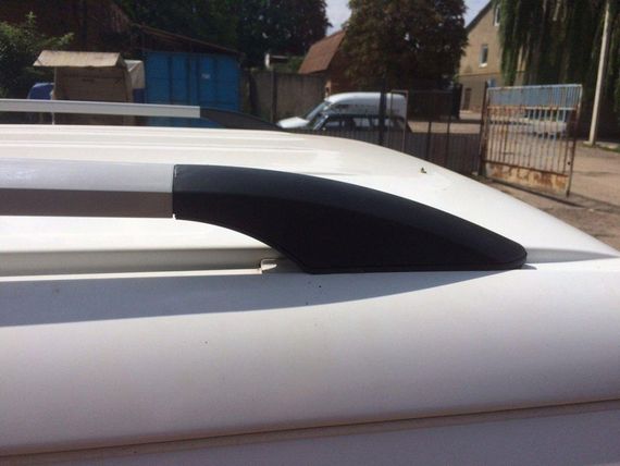 Рейлинги Серый мат (пласт. ножки.) Короткая база для Citroen Jumpy 1996-2007 гг. | Зображення 3