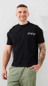 Футболка з принтом чоловіча GENUA G01222-0031 3XL Чорний shop (2000999418419)