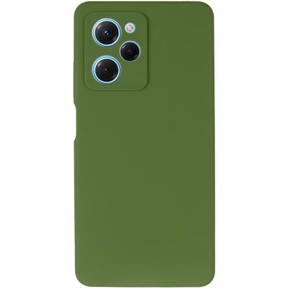 Чохол Silicone Cover Ummi Lakshmi Full Camera (AA) для Xiaomi Poco X5 Pro 5G Зелений / Dark green | Зображення 1