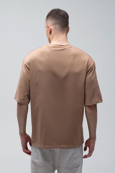 Чоловіча Футболка Sun`s House  розмір: 2XL\3XL Коричневий (арт. RY-U0104M-brown) | Зображення 1