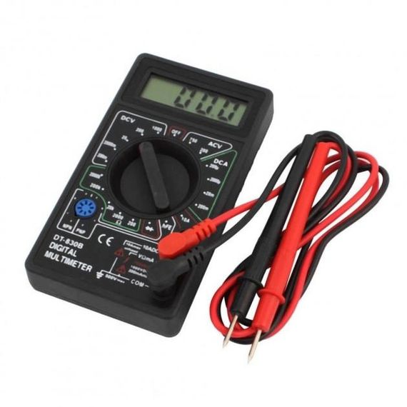 Цифровий мультиметр тестер Digital DT-830B, тестер для вимірювання напруги, якісний мультиметр | Зображення 3