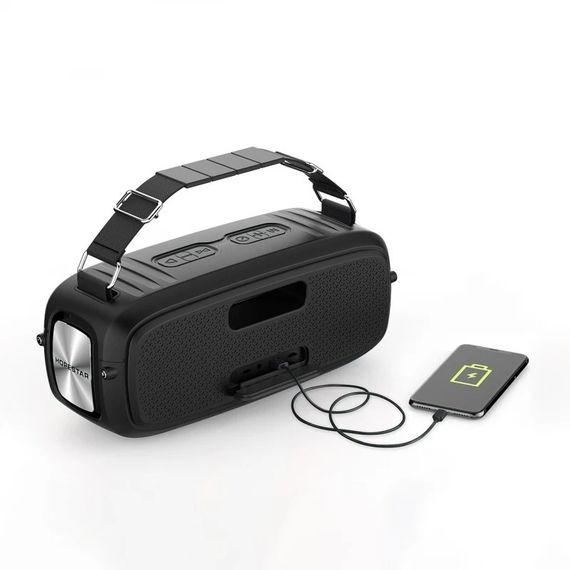 Портативная колонка XPRO A20 55Вт с микрофоном  USB, AUX, FM, Bluetooth черная (A20) | Зображення 1