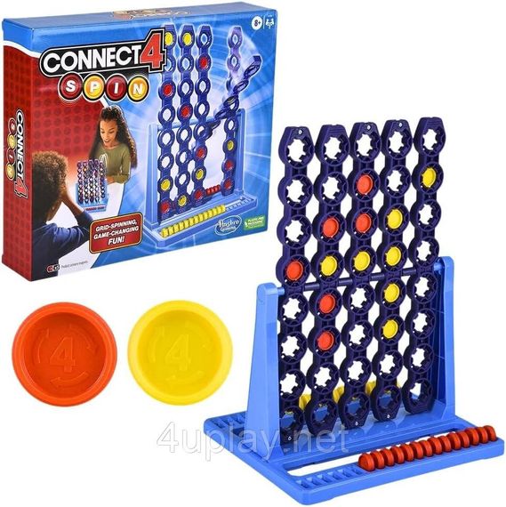 Настольная игра Собери четверку (Четыре в ряд) Hasbro Gaming Connect 4 Spin Game