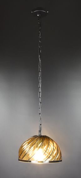 Люстра підвісна LOFT на 1 лампочку 26470 Чорний 25-90х25х25 см. | Зображення 1