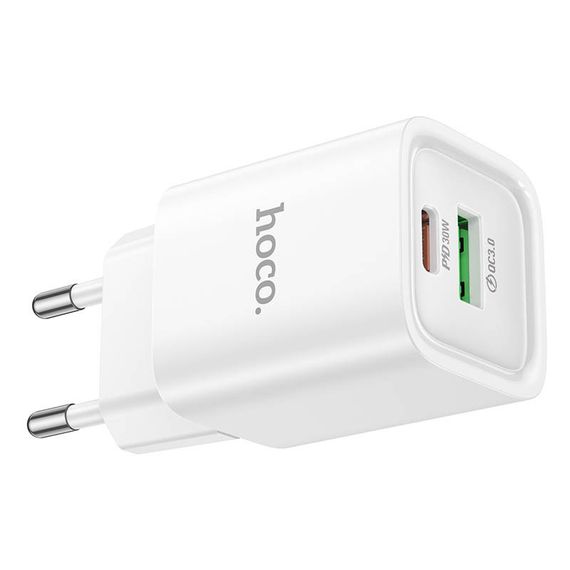 МЗП Hoco C149A Charm PD30W+QC3.0 (1USB-A/1C) White | Зображення 3