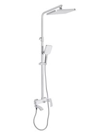 Душова система універсальна Qtap Swan Cascada Chrome/White з виливом QTSWA111CRW45570