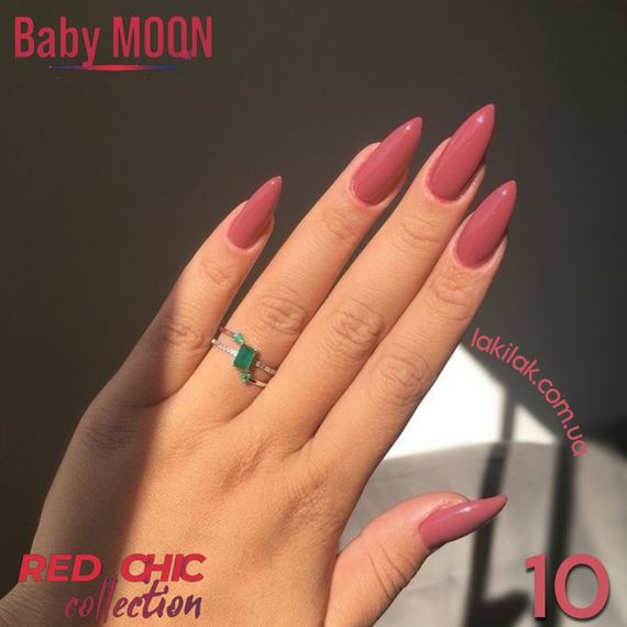 Гель-лак BABY MOON Red Chic №10 імбирний, 6 мл