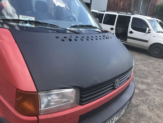 Чохол капота на прямий капот (кожазаменитель) для Volkswagen T4 Caravelle/Multivan | Зображення 1