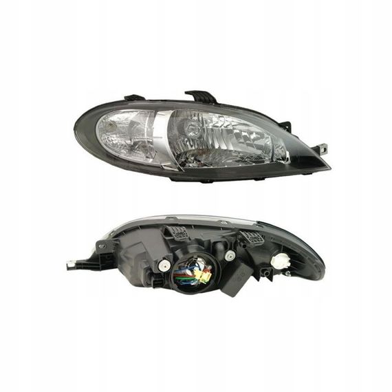 Фара Передняя Chevrolet Lacetti Hb 2005-2012 Правая H4, Электро регулировка С моторочиком. Черная Рамка