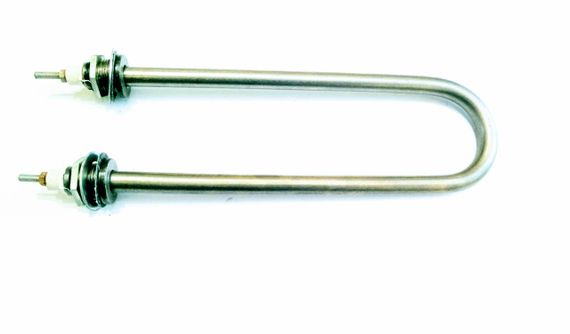 Тен нержавійка 3500w D 13 штуцер м22 водяний дугоподібний | Зображення 2