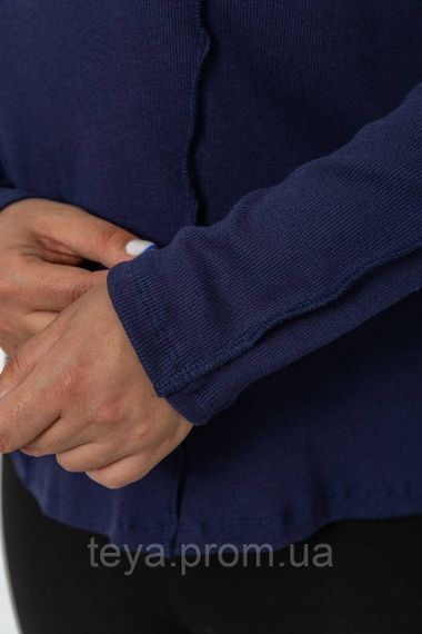 Лонгслив женский полубатал цвет синий  размер L-XL FA_007496 | Зображення 4