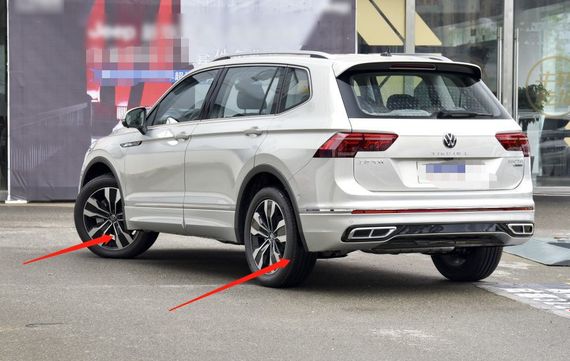 Брызговики 2015-2020 (для AllSpace, 4 шт) для Volkswagen Tiguan | Зображення 6