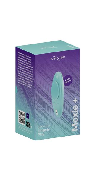 Смарт-вибратор в трусики We-Vibe Moxie+ Aqua, обновленный пульт ДУ | Зображення 2