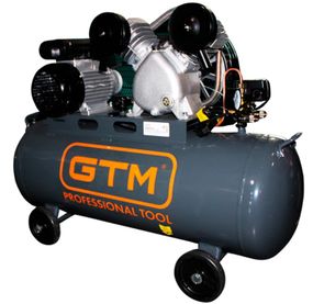 Поршневий повітряний компресор 100 л GTM KCJ2070-100L ремінний