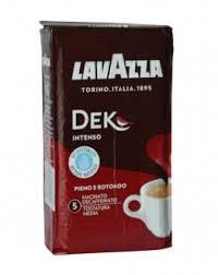 Итальянский кофе без кофеина Lavazza Decaffeinato Gusto Intenso, 250г для турки, кофемашины, кофеварки