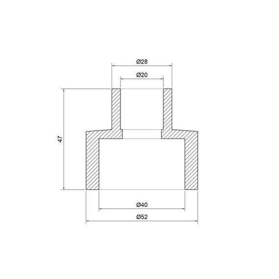 Муфта PPR Thermo Alliance 40х20 перехідна DSB104 | Зображення 1