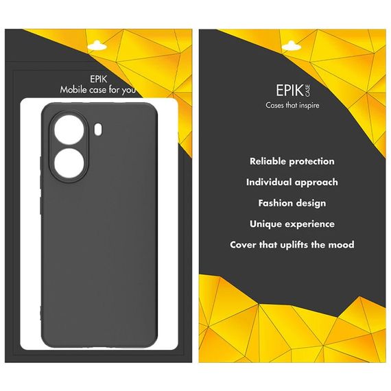 Чехол TPU Epik Black Full Camera для Xiaomi Poco X7 Pro Черный | Зображення 3