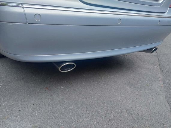 Насадки на глушник V3 (2 шт) для Mercedes S-сlass W220 | Зображення 1
