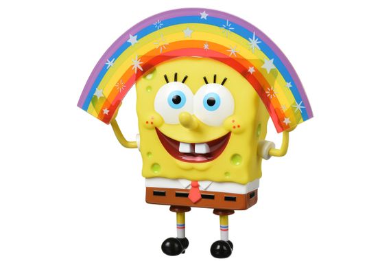 Игровая фигурка  SpongeBob Masterpiece Memes Collection  Rainbow SB (EU691001)