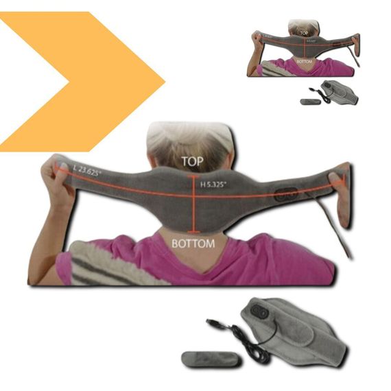 Вібромасажний комір із прогрівом XPRO CALM HEAT MASSAGING NECK WRAP (41515-15951_286) | Зображення 1