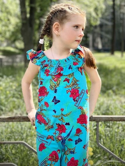 Сукня для дівчинки Носи своє 104 Блакитний (p-5937-43974) | Зображення 5