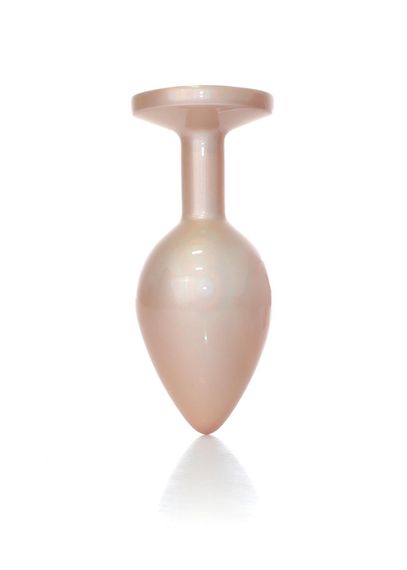 Анальна пробка - Jewellery Pearl Gold Plug Clear M | Зображення 4