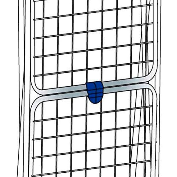 Сушарка для білизни підлогова Gimi Tender Blue, Якісна підлогова сушарка для одягу, Сушарки джимі для дому | Зображення 2