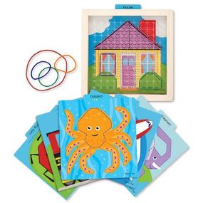 Развивающая игрушка Melissa&amp;Doug Резиновая шнуровка (MD4373)