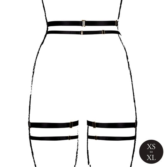 Гартери Double Strap Garter Belt with Adjustable Sliders sexstyle | Зображення 5