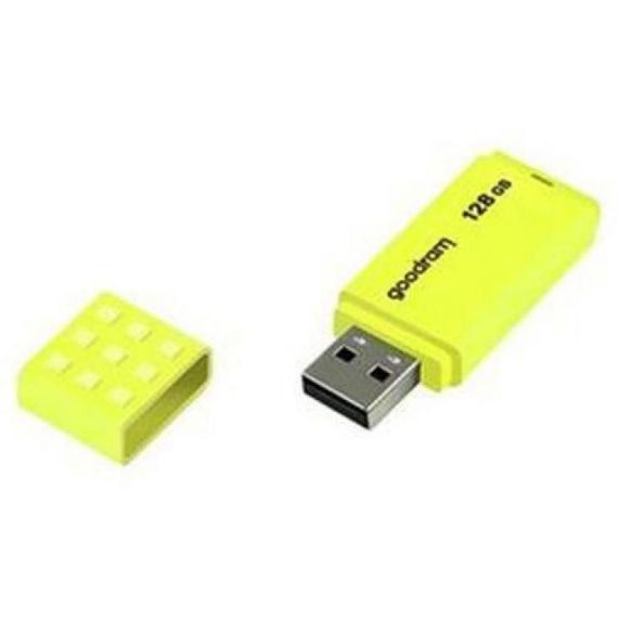 Flash Drive Goodram UME2 128GB (UME2-1280Y0R11) Yellow | Зображення 1
