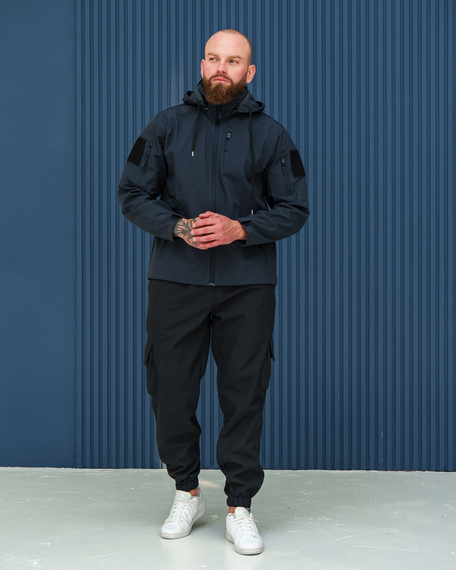 Куртка софтшелл спринг темно-синий S XL | Зображення 6