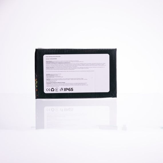 Новорічна гірлянда кімнатна нитка 10 м 120 LED чорний провід Білий W120LED10MBW | Зображення 1