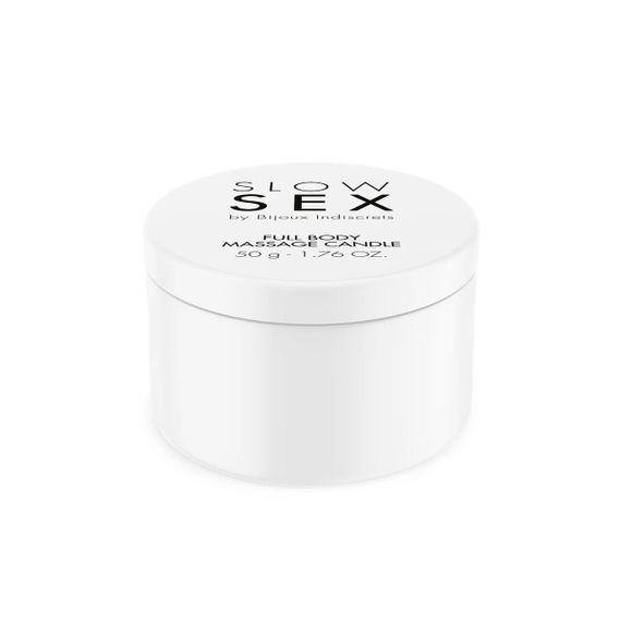Масажна свічка Bijoux Indiscrets SLOW SEX Massage Candle (50 г) sexstyle | Зображення 1