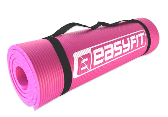 Килимок для фітнесу та йоги EasyFit NBR 10 мм Рожевий (EF-1919-P) | Зображення 1