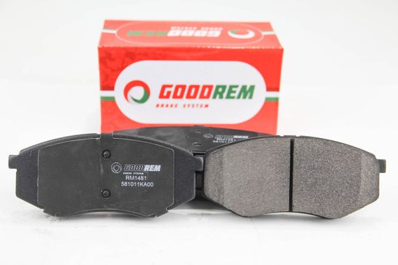 Колодки передні гальмівні iX20/Sonata/Soul (09-21), GOODREM (RM1481) | Зображення 1