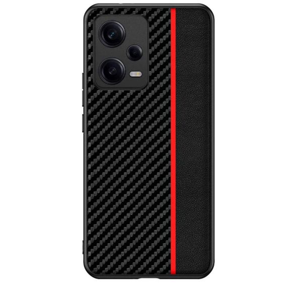 Чохол накладка Primolux CFC для Xiaomi Redmi Note 12 Pro Plus 5G - Black&Red | Зображення 1