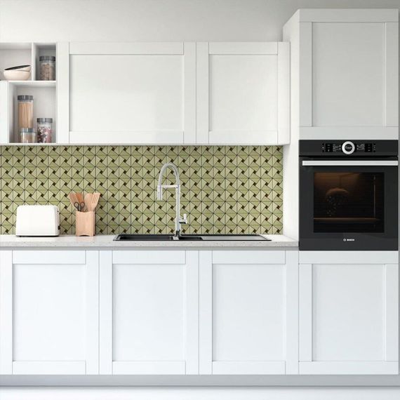 Самоклеюча алюмінієва плитка Зелене золото зі стразами SW-00001172 | Зображення 5