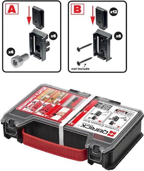 Набір адаптерів для ящиків, SET 1, Z258551PG001 QBRICK | Зображення 1