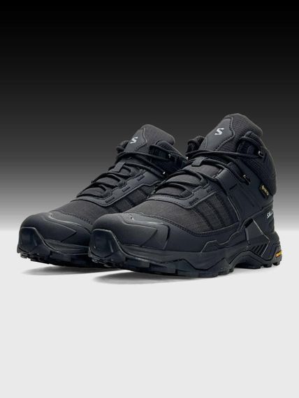 Зимові чоловічі кросівки New Salomon X Ultra 4 Mid Fur Black (топ якість) A4864 44 | Зображення 1