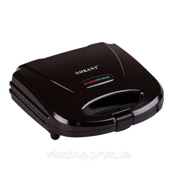 Вафельниця Sokany для панкейків 750 Вт на 2 панкейки SK128 | Зображення 1