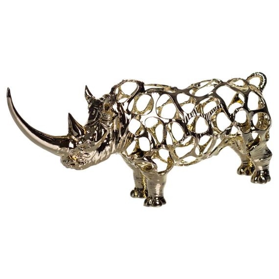 Декоративная фигурка Rhinoceros 23х6х10 см металлическая HP-7-22 | Зображення 2