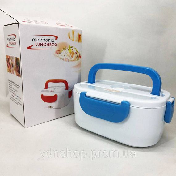 Термос для еды с ложкой Lunch Heater 220 V, Дорожный контейнер для еды, Контейнер с подогревом от сети BJ-10 | Зображення 4