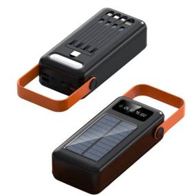 Power bank з ремінцем та лампою 50000mAh YM-635CX Чорний