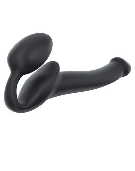 Безремневой страпон Strap-On-Me Black S, полностью регулируемый, диаметр 2,7см | Зображення 1