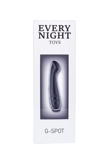 Вібратор із яскраво вираженою головкою Every Night Toys для точки G, чорний Sex Aura | Зображення 4
